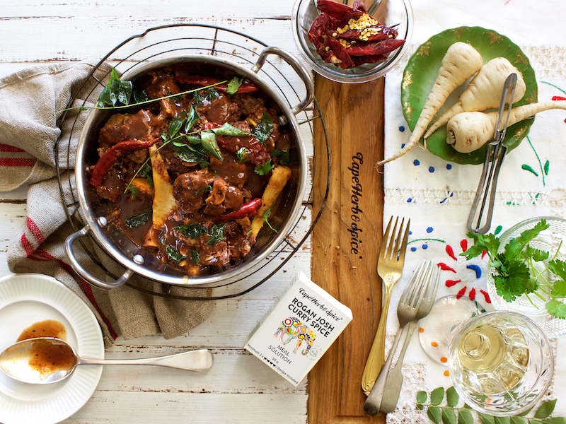 Lamb knuckle & parsnip Rogan Josh