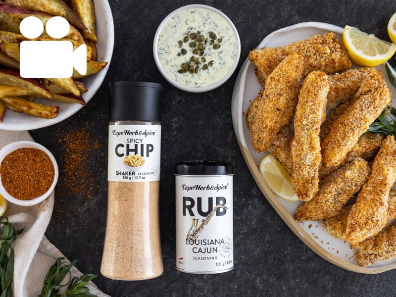AIR-FRIED KINGKLIP BITES WITH TARTAR SAUCE