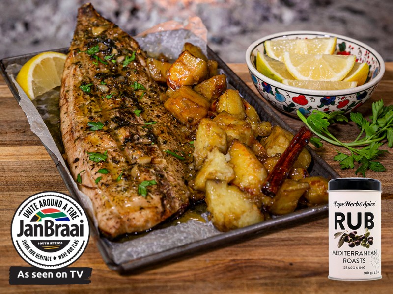 Cape Herb How To Braai A Whole Fish Open